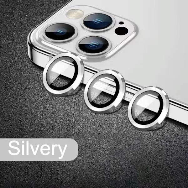 Metallring Kameralinsskydd Glas kompatibelt iPhone 11 12 13 14 Pro Max Full Cover Kameraskydd kompatibelt iPhone 14 Plus 12 13 Mini
