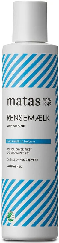 Matas Striber Rensemælk til Normal Hud Uden Parfume 250 ml, Hudpleje, Renseprodukter, Rens & Vask