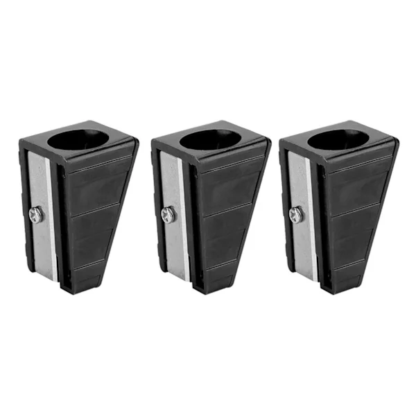 3st Portabel Mini Biljardkö Tip Trimmer Formare Avsmalningsverktyg Svart