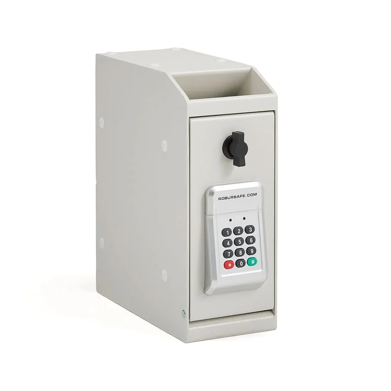Safety deposit box BANK, electronic lock, 300x120x250 mm