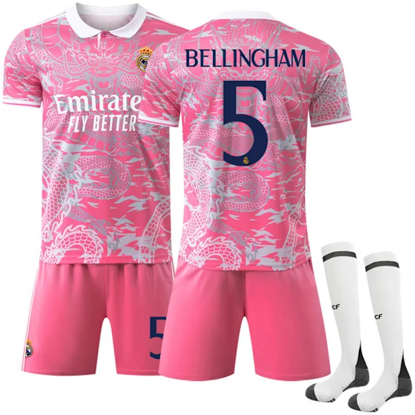 Bellingham Real Madrid Trøje Børn 2425 - Træningssæt med Trøje & Shorts 5 BELLINGHAM