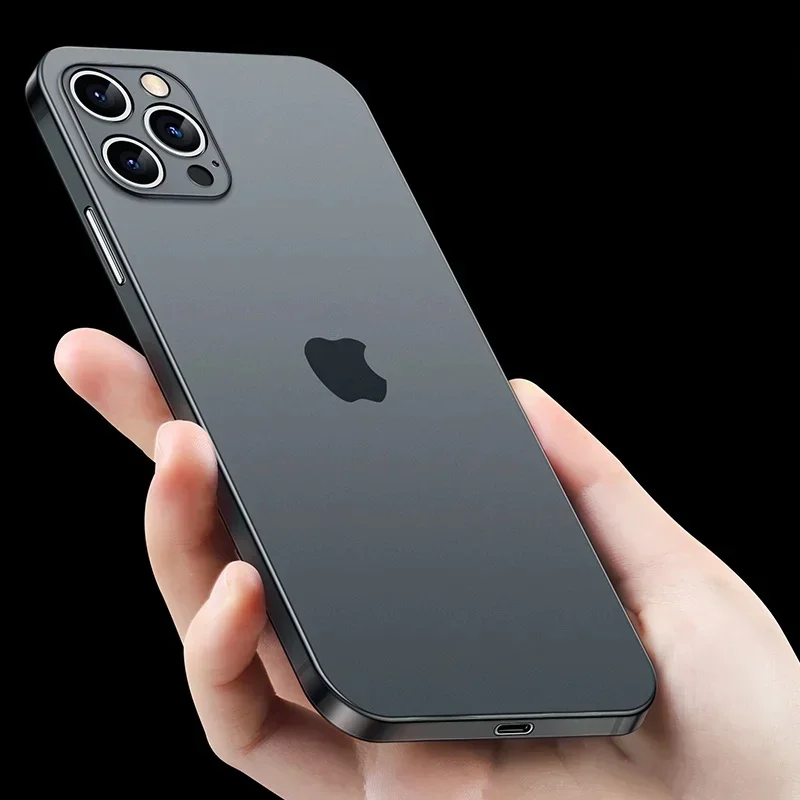 AliExpress - 0,2 mm ultradünne Hülle für iPhone 13 14 15 Pro Max 12 Mini 11 X XR XS Max Cover für iPhone SE 2020 2022 7 6 8 Plus Hard PC-Hülle