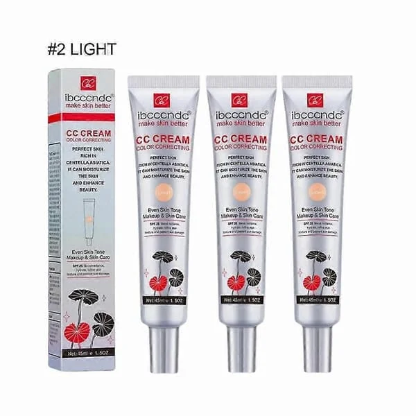 1-3X CC Cream Färgkorrigerande CC Cream Lättviktig för huden