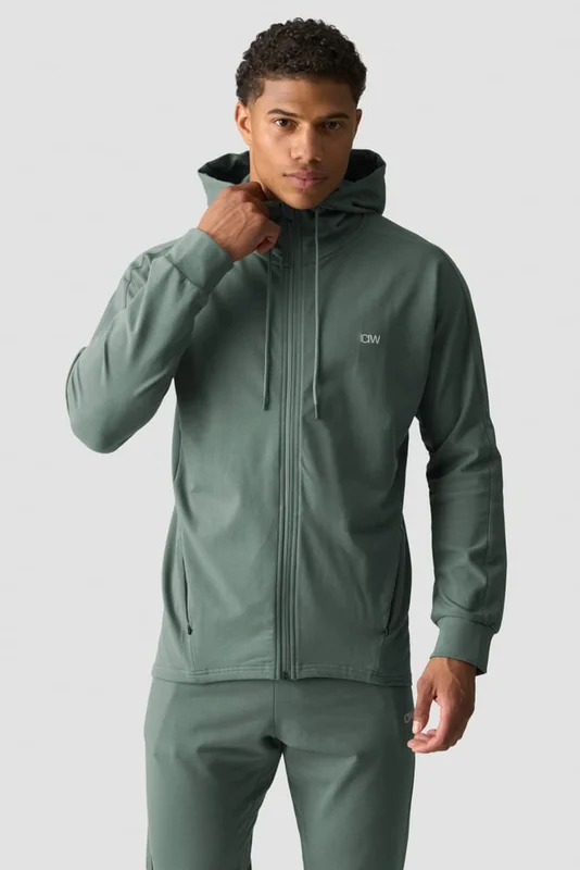 ICANIWILL - Activity Zip Hoodie Sea Green - Herr - Träningskläder från ICIW