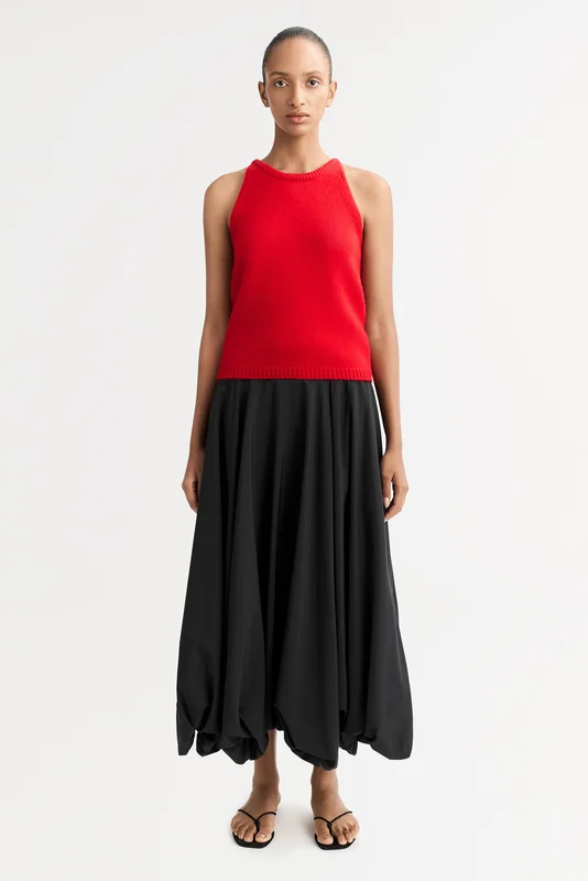 Soft Goat - Cashmere Singlet - Women cashmere sweater - XL - Rouge