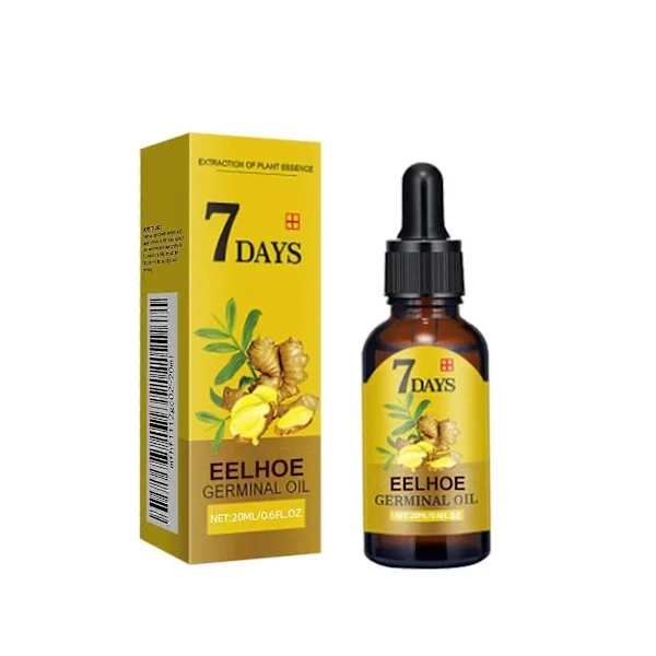 Ingefær Hårvækst Serum, Ingefær Hårvækst Væske, Ingefær Hårvækst Olie, Ingefær Essentiel Hårolie, Anti Hårtab Ingefær Serum, Hårreparation Ingefær