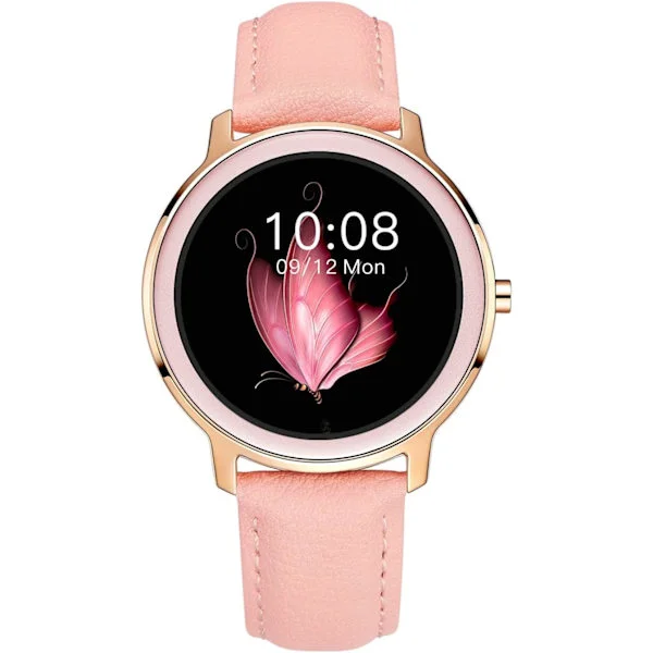 Smartwatch til kvinder Smartwatch Rund Vandtæt Smartwatch med