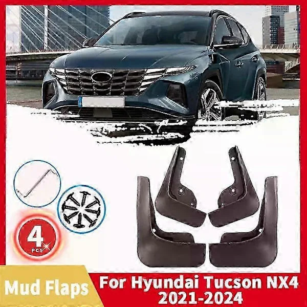 Hyundai Tucson NX4 Hybrid N Line Stänkskydd och Bil Stänkskydd Set för 2021-2024 Modeller