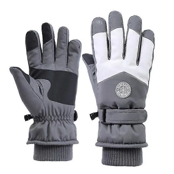 Ski Gloves Men And Women Sports Cycling Outdoor Windproof And Fleece Warm Shape5