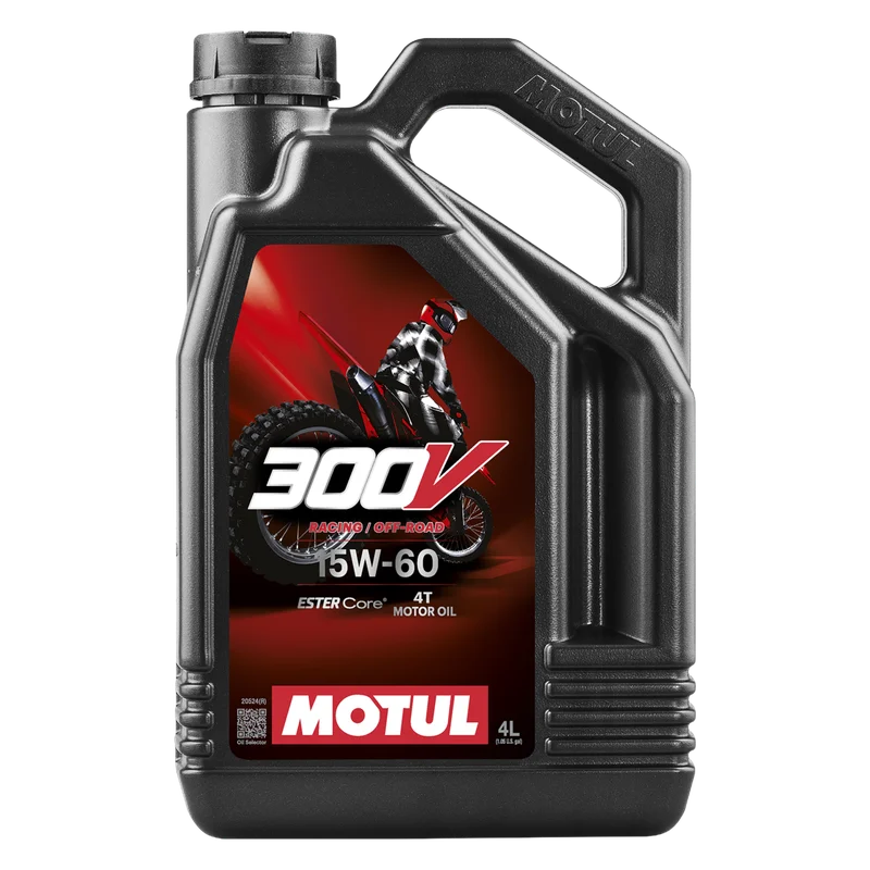 Huile Motul 300V Tout-Terrain 4T Entièrement Synthétique 4L