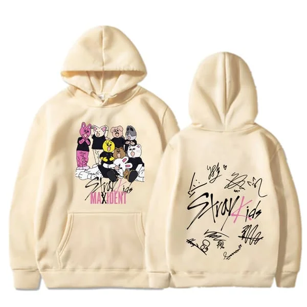 Stray Kids -hupparit, hiphop-hupparit miehille ja naisille, khaki S S[TT]