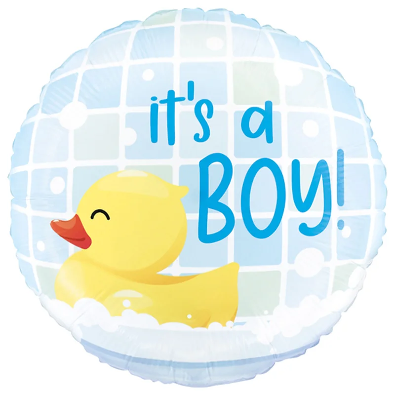 It's a Boy Kylpyankka Pyöreä Folioilmapallo