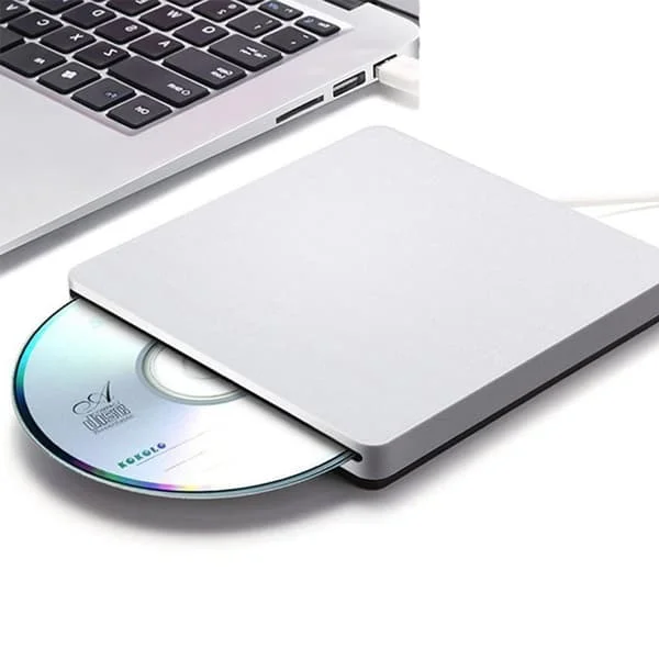 Ekstern DVD-stasjon USB C-spor Ekstern CD-stasjon Spiller brenner for bærbar PC / Mac / MacBook Pro / Air / Windows-XF10-