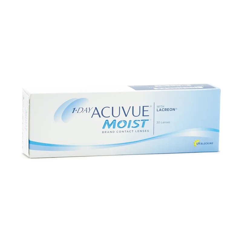 1-Day Acuvue Moist - Kontaktlinser fra Acuvue - 30 stk/pk