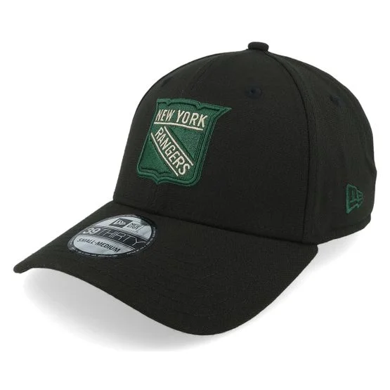 New Era - NHL Sort flexfit Kasket - Hatstore Exclusive x New York Rangers 39THIRTY Black Stretch Fit @ Hatstore