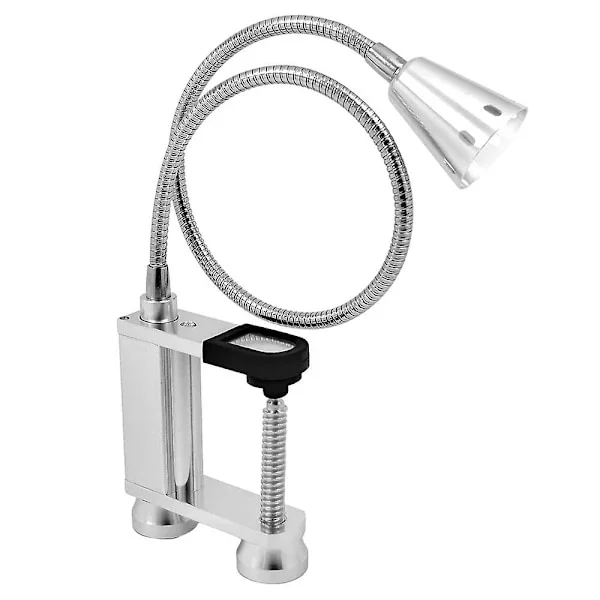Bbq Grill Lamp Cordless Adjustable Led Grill Light, Outdoor Gooseneck Magnetic Lamp With Grill Table Clamp And 2 Strong Magnets