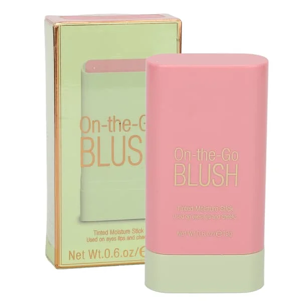 Creme Blush Tredimensionel Høj Farvegengivelse Blusher Glat Roterbar Blush Stick