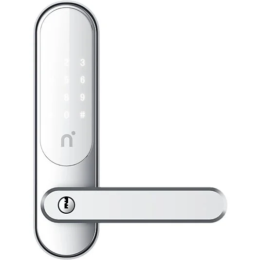 NIMLY Touch Dørlås Sølv/Hvit