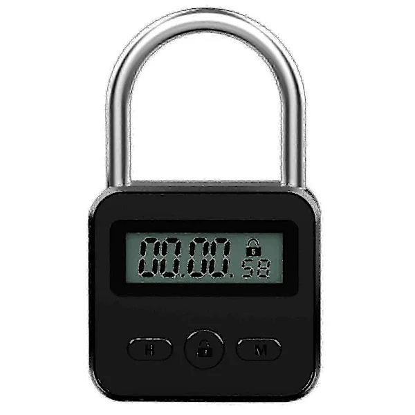 Metall Timer Lås LCD Tid 99 Timer Maks Timing USB Timer Hengelås - KM