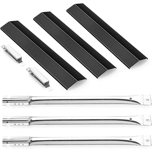 7636 & 67046 Flavorizer Bars for Weber GS4 Spirit 2 Deler, Erstatning for Weber Spirit E/S-310 320 330, Spirit II E-310 310 300 Grilldeler, Flamme Gu 