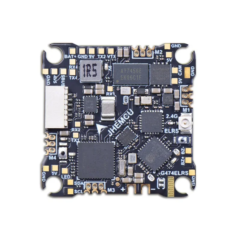 AliExpress - JHEMCU G474ELRS AIO Flight Controller Eingebauter 2,4G Empfänger OSD 8MB Black Box 1-2S 25x25mm für RC FPV Freestyle Drone