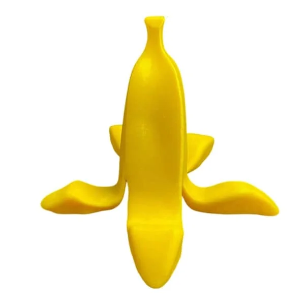 3D-printad bananmobilhållare för skrivbord - Bärbart lättviktsställ - för hemmakontor