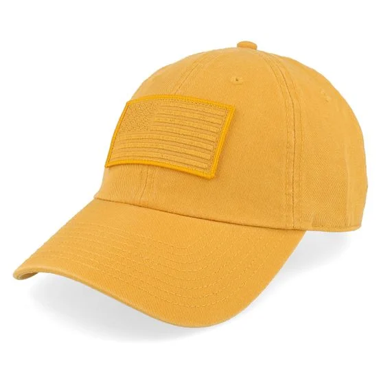 American Needle - Yellow unconstructed Czapka Z Daszkiem - USA Conrad Mustard Dad Cap @ Hatstore