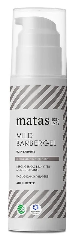 Matas Striber Mild Barbergel Uden Parfume 150 ml, Hudpleje, Hårfjerning, Barberskum & Gel