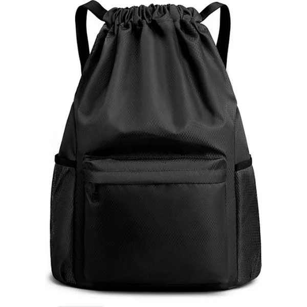 Rygsæk - Sportstaske - Yoga - Dans - Rejse - Håndbagage - Letvægts og Holdbar - 47 cm - Stor Størrelse - Sort