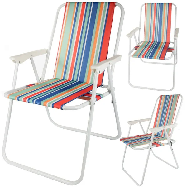 Beach Chair / Deck Chair - Chair for Beach - Foldable Red