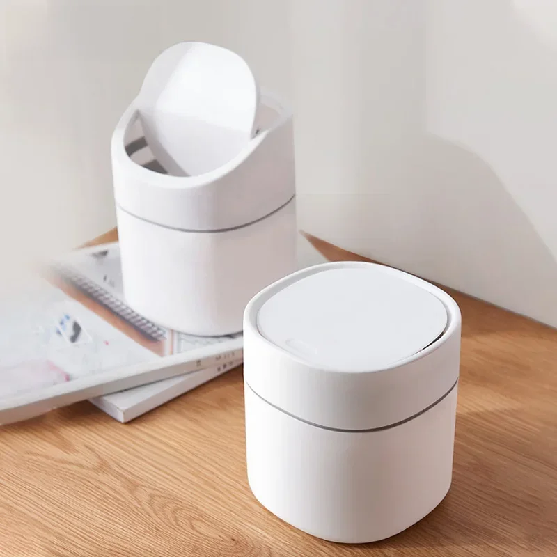 AliExpress - Mini poubelle de bureau en plastique, poubelle de bureau, poubelle de toilette, boîte de baril, mignon, ménage, table, soleil, salon, 