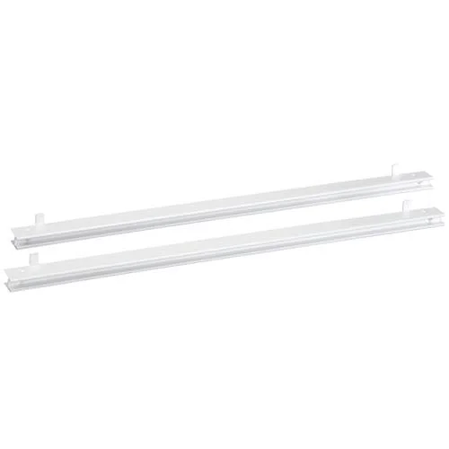 Elfa 220810 Glidelist 29 x 490 x 41 mm, hvit, Garderobeinnredning