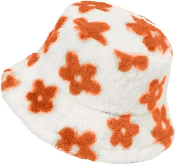 Talvinen Pehmeä Tekoturkis Plussamallinen Bucket Hat, Ihastuttava Kalastajan Lakki, Muodikkaasti Ulkoilmaan Sopiva Paksu Lämmin Auringon Lakki 