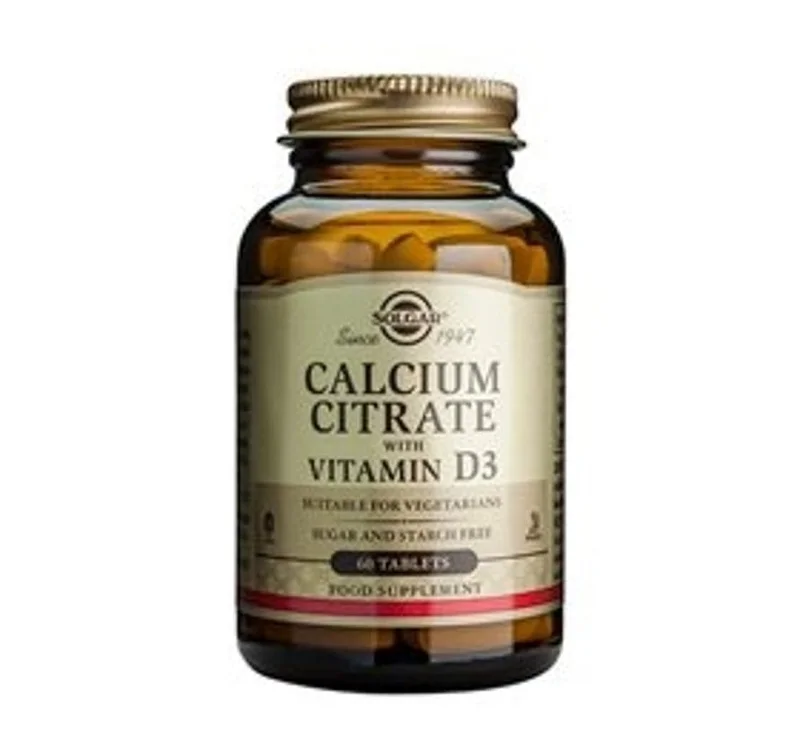 3 for 2 - Solgar Calcium Citrate Vitamin D3 60 tabl., Helse & Madvarer, Mineraler, Kalk