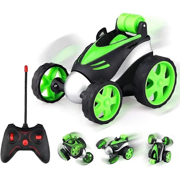 Kauko-ohjattava auto, lasten lelut 3 4 5 6 7 8 9 10 vuotta vanhoille, radio-ohjattava auto 360 asteen pyöritys Mini RC Stunt-auto Kilpa-auto 