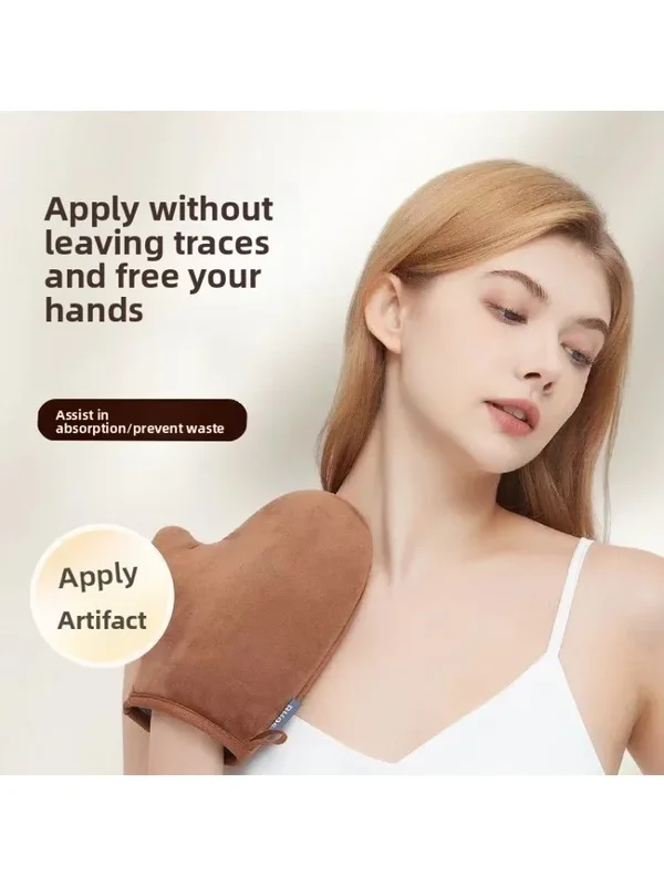AliExpress - Gant de Lotion pour le corps, gant autobronzant Double face, empêche les mains collantes, applicateur de flocage à séchage rapide, 