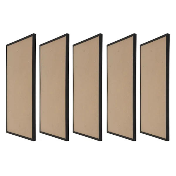 Affischramar, Modern Minimalistisk Design, Lätt Framsidan Öppning, BGQH3C-000200-Svart
