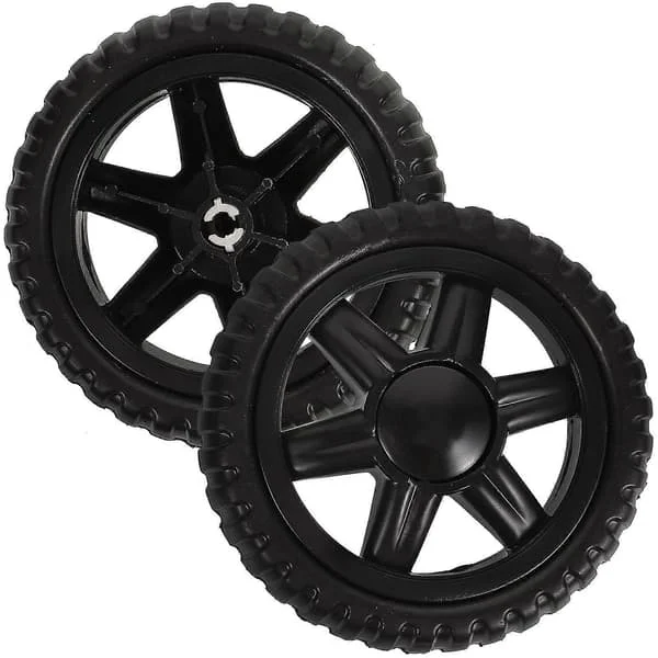 2 stk. Shoppingvognshjul Baby Trille Hjul Utskiftbare Vognshjul Metallhjul For Vogn