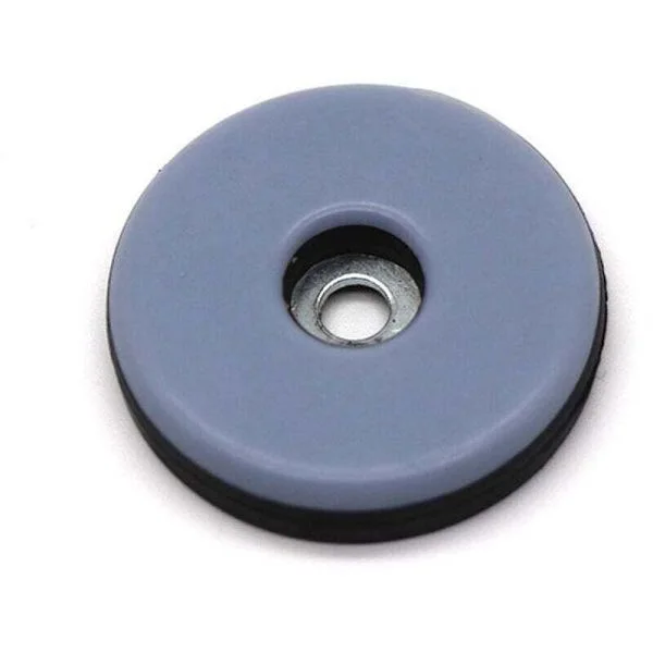 20x Teflon møbelglidere med skruer - Ø 22 mm (runde) - PTFE møbelglidere/PTFE (Teflon) glidere med skruer