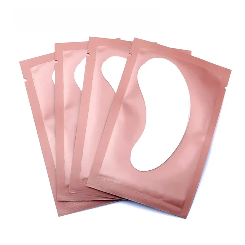 AliExpress - 25/50/100 Paar Eye Patches Onder Wimper Pads Voor Building Papier Patches Roze Lint Gratis Stickers voor Valse Wimpers LAUKISS