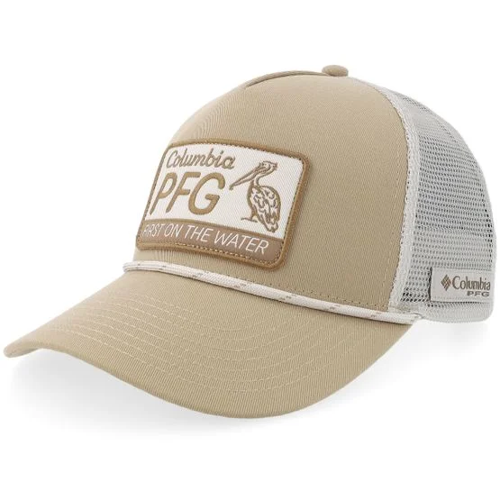 Columbia - Beige trucker Caps - Uncharted Ii Beach Fotw Pel A-Frame Trucker @ Hatstore