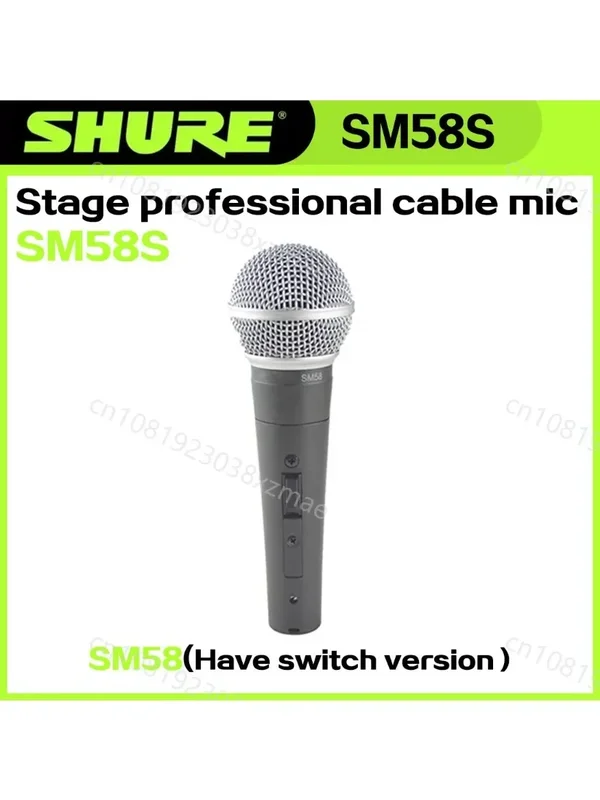 AliExpress - Microphone dynamique filaire SHURE SM58, micro vocal légendaire de haute qualité, micro cardioïde professionnel pour DJ, karaoké, KTV, 