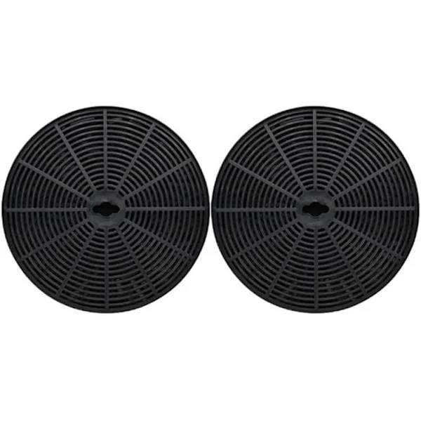 2-pack kolfilter för köksfläktar för recirkulerande ventilation