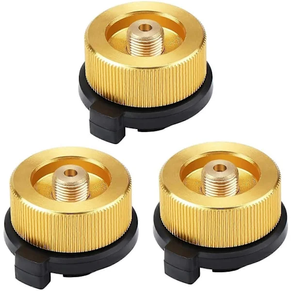 Stk Utendørs Gassovn Kobling, Camping Gassflaske Adapter Gasskonverteringshode Adapter Dyse Kobling Gassovn Ventil Adapter