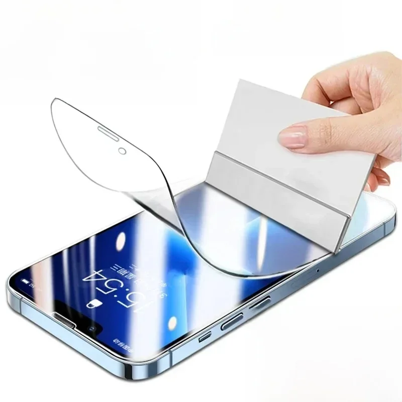 AliExpress - 5Pcs Volle Abdeckung Hydrogel Film Für iPhone 13 12 11 14 15 Pro Max Screen Protector Für iPhone 16 PRO XR XS MAX 17 8 Plus Nicht Glas