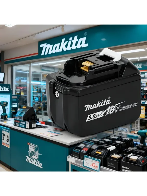 AliExpress - 100 % originaler Makita-Akku 18 V 9,0 Ah, wiederaufladbarer Akku, Makita BL1840 BL1830B BL1830B Elektrowerkzeug-Akku, Makita 18 V 