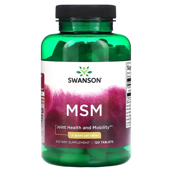 MSM 1500 mg metylsulfonylmetan – 120 tabletter
