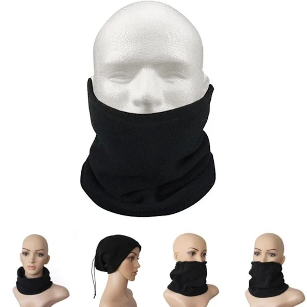 Unisex fleece skidmask halsvärmare bandana halsduk - VÄLJ: