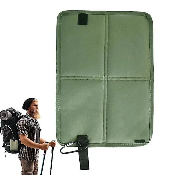 Utomhus sittdyna camping hopfällbar utomhus sittdyna campingstolar ryggsäcksstol sittdyna rese picknickmatta hopfällbar för vandring(grön)