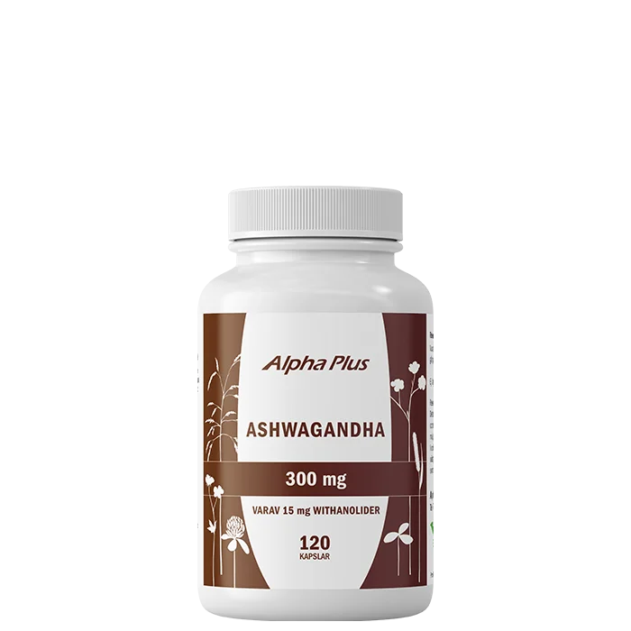 Alpha Plus Ashwagandha 120 kapslar